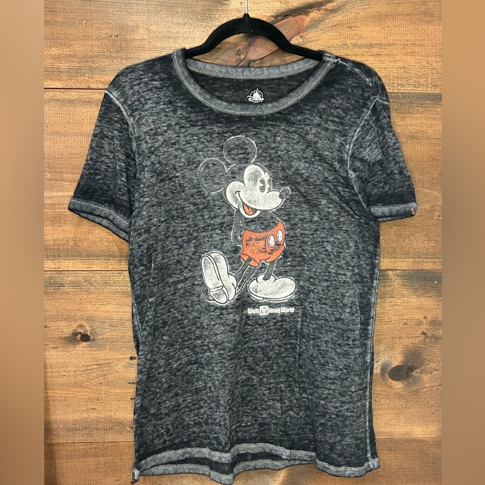 Disney Parks Mickey Mouse Soft Vintage-Style T-Shirt - Size Medium